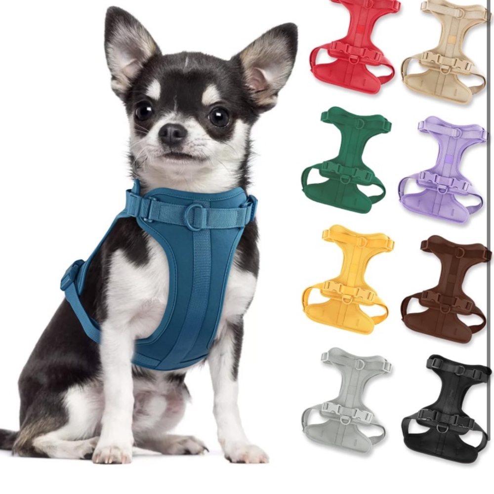 Wisedog teal dog harness, size small, NWT.